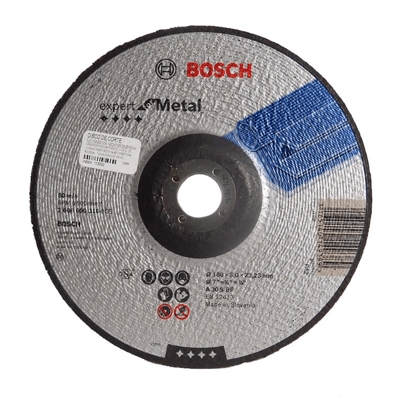 BOSCH DISCO DE DESBASTE 7 X 1/8 X 7/8