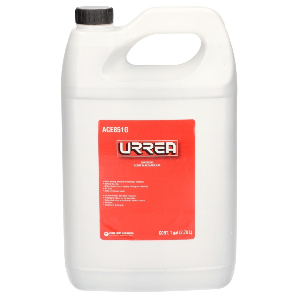 ACEITE PARA CORTE REFRIGERANTE P/ TARRAJA LIQUIDO 03.78 Lt                  ACE851G  URREA