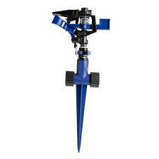 Aspersor plástico regulable por pulsaciones con estaca plástica 2 vías