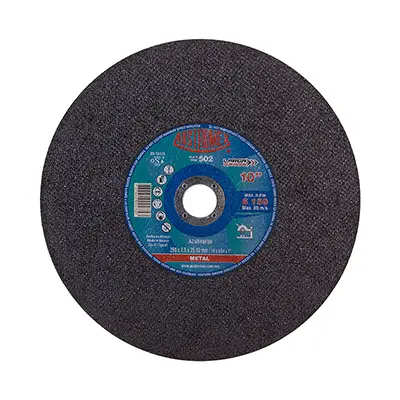DISCO PARA CORTE DE METAL LARGA DURACIÓN 10"X1/8"X1"  502  AUSTROMEX 