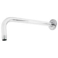 Brazo recto con chapetÛn para regadera, 30 cm, cromo