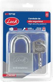 Candado alta seguridad 40mm               LCAC40  LOCK 