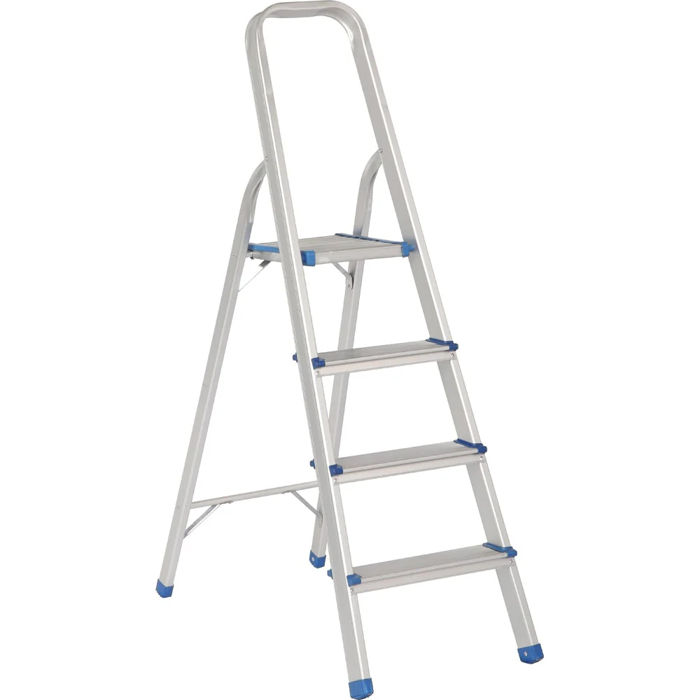 Escalera tipo taburete de aluminio 4 escalones