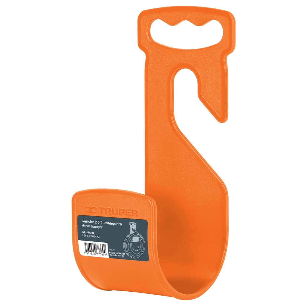 Gancho pl·stico para manguera de jardÌn, naranja