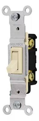 Interruptor vertical de palanca, Standard, marfil