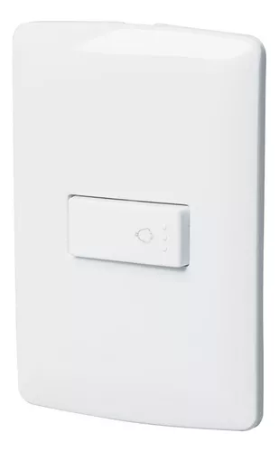 Placa armada con timbre, blanco, lÌnea Italiana.