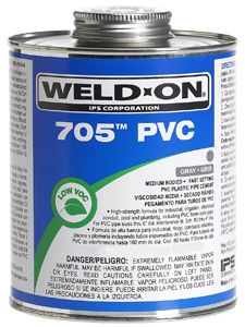 PEGAMENTO TRANSPARENTE PVC 705 (1/2L) 473L WELD ON 