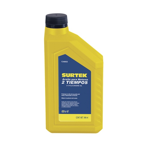 [134002] ACEITE PARA MOTOR 2T 946ML                      134002  SURTEK 