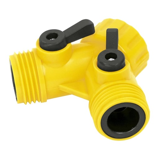[VALY01P] Adaptador plástico para manguera en "Y"