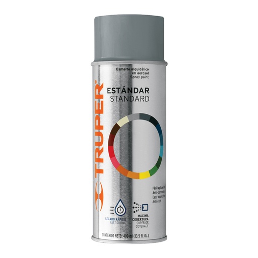 [AES406] Aerosol gris acero 400ml
