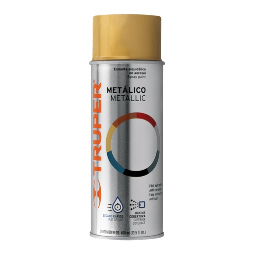 [AEM404] Aerosol metálico oro 400ml