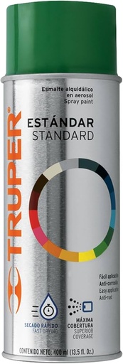 [AEM408] Aerosol metálico verde 400ml