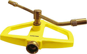 [130312] Aspersor metálico giratorio 2 brazos con base metálica estacionaria