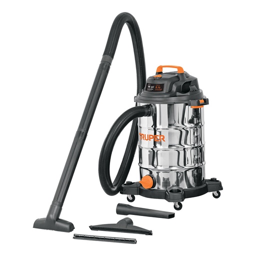 [ASP-16X] Aspiradora en acero inoxidable, 16 Galones