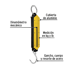 [BAS-100P] Bascula romana de resorte, 100 kg,                              PRETUL   21255    