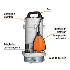 [BOS-1LPX] Bomba sumergible met·lica para agua limpia uso rudo 1 HP