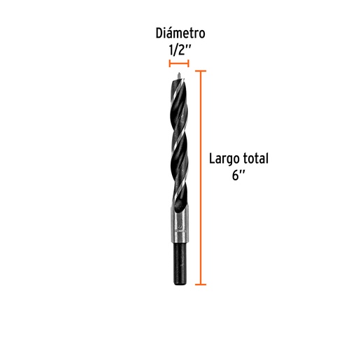 [BM-1/2] Broca para madera 1/2'