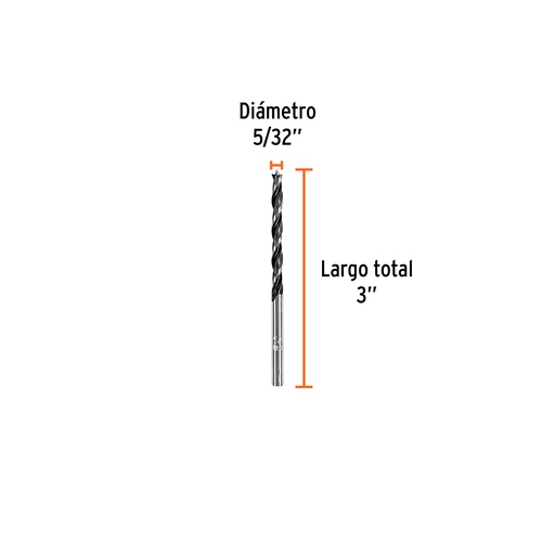 [BM-5/32] Broca para madera 5/32'