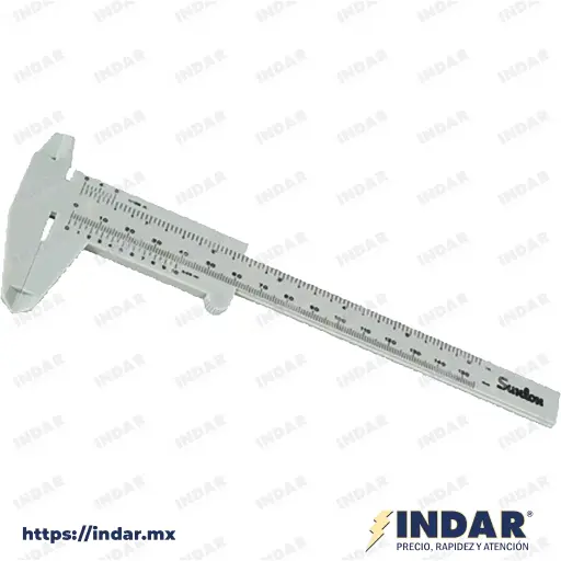 [PC-155] Calibrador Vernier Cadena Plastico 0-6"