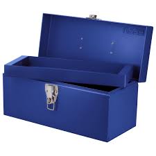 [D2A] Caja metálica Azul 36 x 16 x 17.5cm