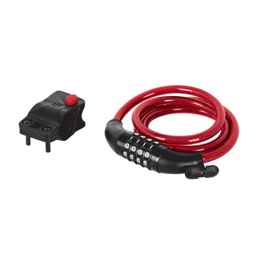 [CB-10C] Candado de cable con combinaciÛn, 10 mm X 1.20 m   43925  HERMEX