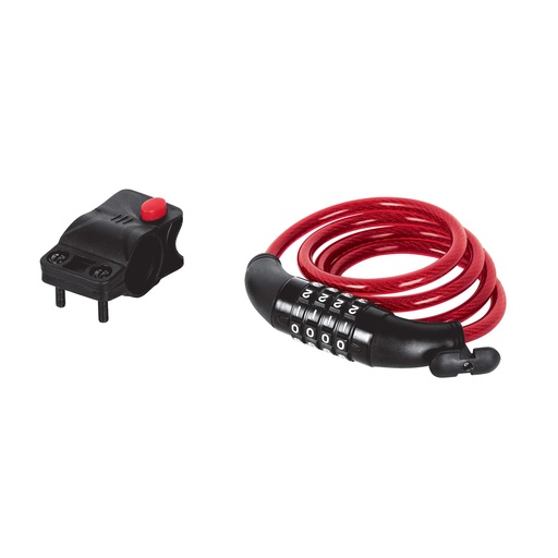 [CB-8C] Candado de cable con combinaciÛn, 8 mm X 1.0 m   43924  HERMEX 