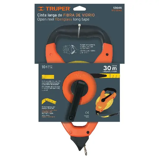 [TFC-30ME] Cinta larga fibra de vidrio, tipo cruceta, 30 m