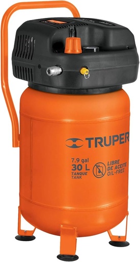 [COMP-30S] Compresor de aire libre de aceite, 30 L