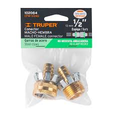 [CFM-1/2AG] Conexiones de manguera con garra 1/2', macho y hembra