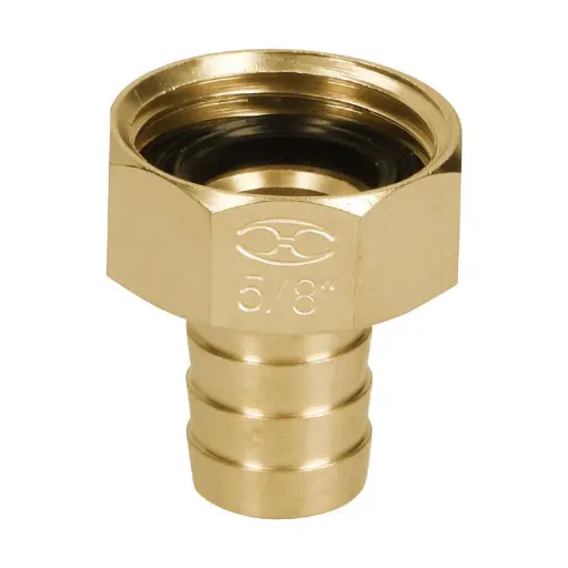 [CF-5/8B] ConexiÛn de laton hembra de 5/8' para manguera, blister