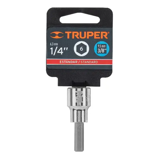 [D-4990-1/4] Dados de punta hexagonal, cuadro 3/8' de 1/4'