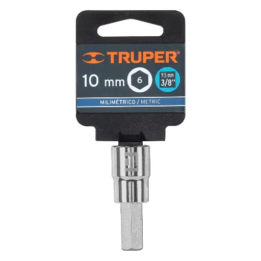 [D-4990-10M] Dados de punta hexagonal, cuadro 3/8' de 10mm.