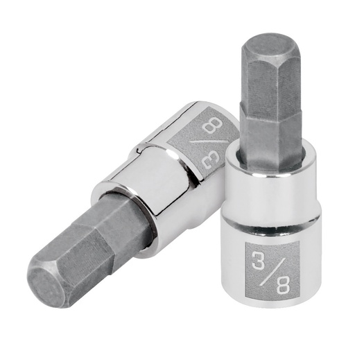 [D-4990-3/8] Dados de punta hexagonal, cuadro 3/8' de 3/8'