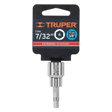 [D-4990-7/32] Dados de punta hexagonal, cuadro 3/8' de 7/32'