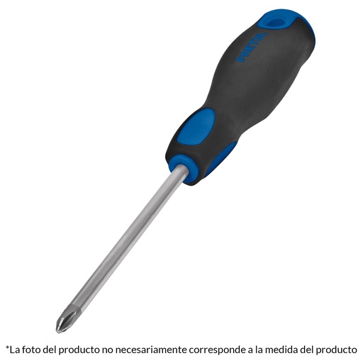 [DP-1/4X1-1/2BP] Desarmador Phillips, 1/4x1-1/2', mango bicolor, Pretul