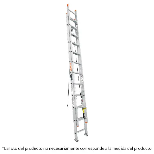[ESE-220] Escalera de extensiÛn, tipo II, 20 peldaÒos