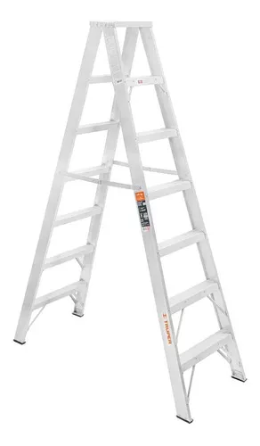 [ESTD-26] Escalera de tijera doble, tipo ll, 6 escalones