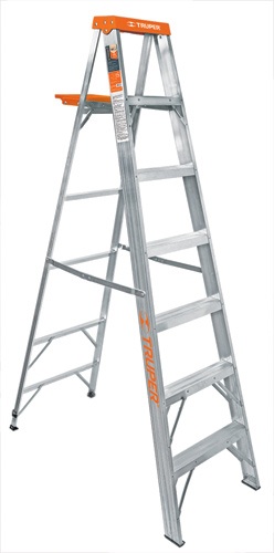 [EST-26] Escalera de tijera tipo II, 6 escalones, con bandeja