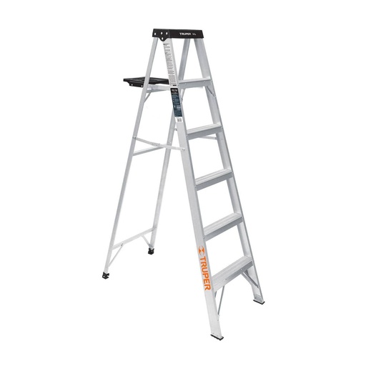 [EST-35] Escalera de tijera tipo III, 5 escalones, con bandeja