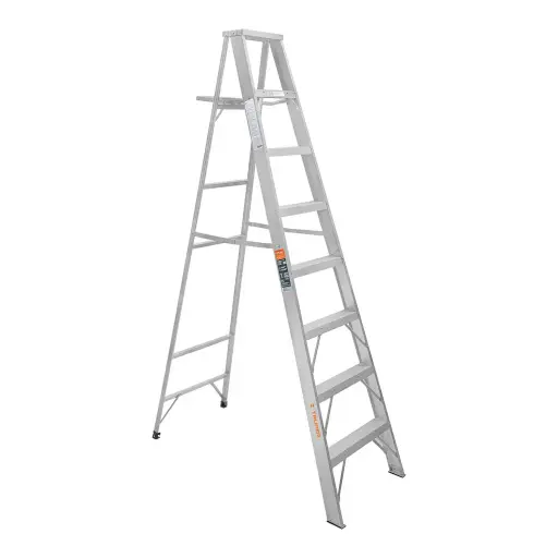 [ESTA-27] Escalera de tijera, aluminio, tipo ll, 7 escalones