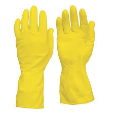 [137394] Guantes de látex domésticos talla chica