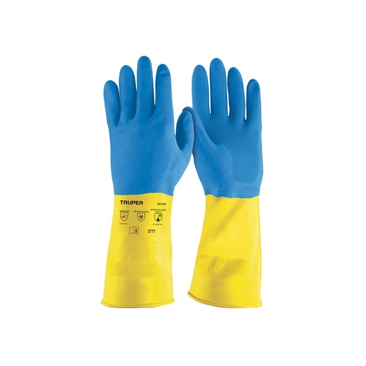 [GU-332] Guantes de l·tex reforzados para limpieza, medianos