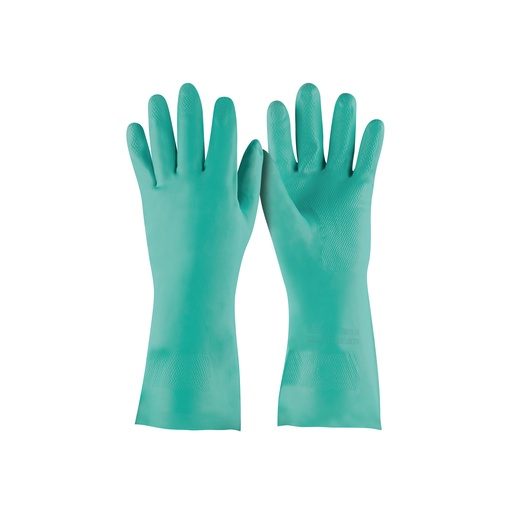 [GU-822] Guantes de nitrilo verde, multiusos, medianos