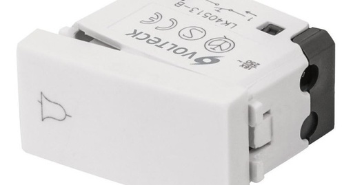 [APTI-OB] Interruptor para timbre, lÌnea Oslo, color blanco