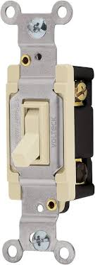 [APSE-ES] Interruptor vertical de palanca, 3 vÌas, Standard, marfil