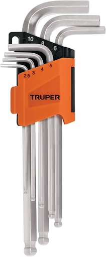 [ALLX-7M] Jgo de 7 llaves Allen extralargas milimÈtricas c/organizador