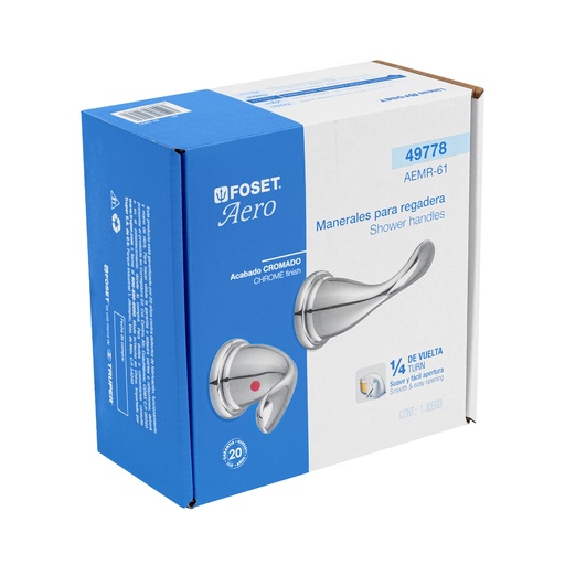 [AEMR-61] Juego 2 manerales para regadera, Aero
