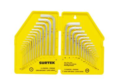 [ALLF30] Juego combinado de 30 llaves hexagonales "L" en estuche