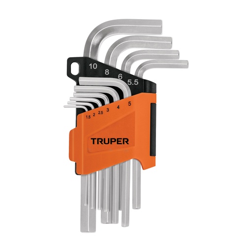 [ALL-10P] Juego de 10 llaves Allen standard con organizador