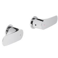 [RIM-61N] Juego de 2 manerales, regadera, satÌn, Riviera         45202  FOSET 